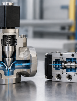 Valve poppet vs. spool valve: care sunt diferențele și când se folosește fiecare?